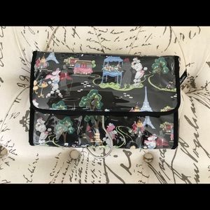 Nick & Nora Parisian theme hanging cosmetic case